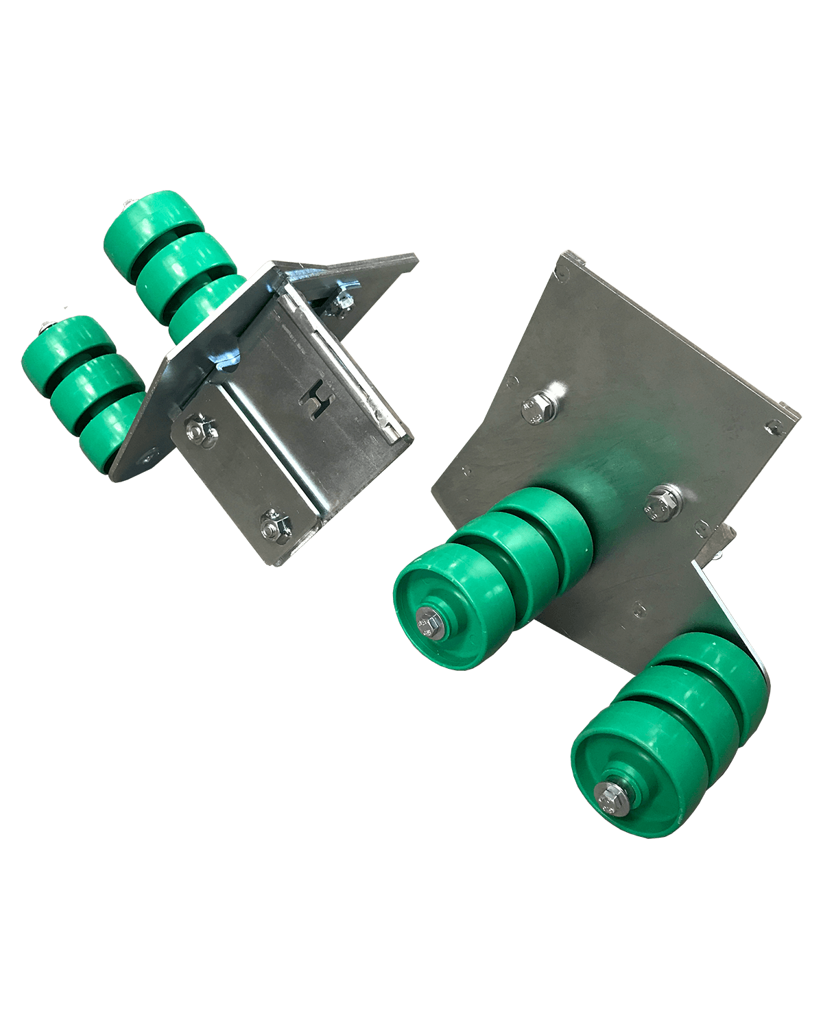 Vario wheel set  for screed roller bar